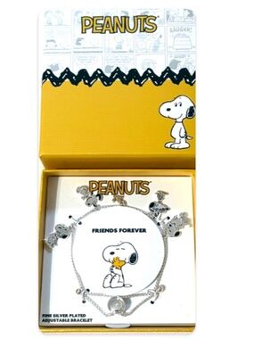 Peanuts Friends Forever Snoopy Woodstock Bracelet